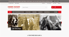 Desktop Screenshot of cowboypapawscollectibles.com