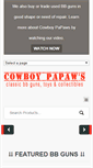 Mobile Screenshot of cowboypapawscollectibles.com